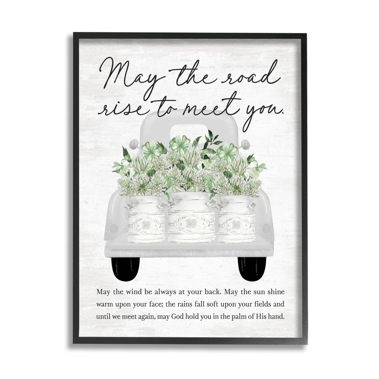 Stupell Industries Country Irish Proverb Framed Giclee Art